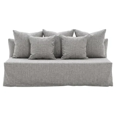 Pre-owned Gervasoni Ghost 38 – Modular Seating Element - Sterling In Gray