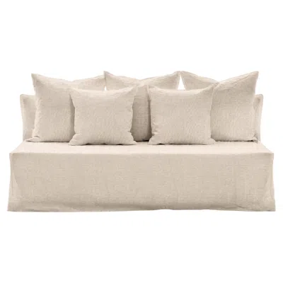 Pre-owned Gervasoni Ghost 38 – Modular Seating Element - Stone In Sand