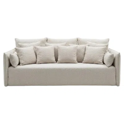 Pre-owned Gervasoni Ghost Out 16 Outdoor Sofa - Paola Navone - Aspen In Gray