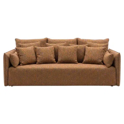 Pre-owned Gervasoni Ghost Out 16 Outdoor Sofa - Paola Navone - Lima In Brown