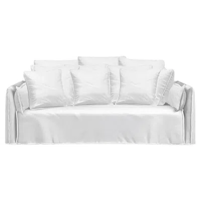 Pre-owned Gervasoni Ghost Out 16 Sofa In Aspen 03 Upholstery By Paola Navone In Gray