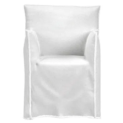 Pre-owned Gervasoni Ghost Out 25 Chair In Aspen 03 Upholstery By Paola Navone In Gray