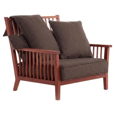 Pre-owned Gervasoni Gray 01 – Lounge Armchair Design Paola Navone - Mocha