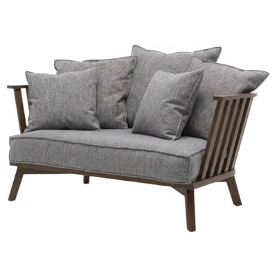 Pre-owned Gervasoni Gray 05 – Sofa 2 Places Design Paola Navone - Heron/sepia