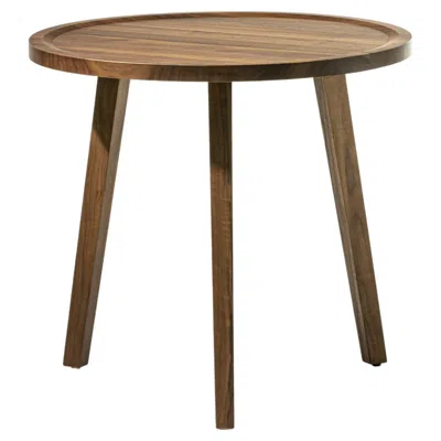 Pre-owned Gervasoni Gray 41 Natural Lacquered American Walnut Tea Table By Paola Navone