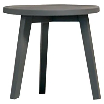 Pre-owned Gervasoni Gray 42 Side Table In Grey Lacquered Oak By Paola Navone