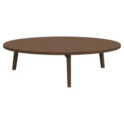 Pre-owned Gervasoni Gray 46 Natural Walnut Veneer Top Coffee Table By Paola Navone