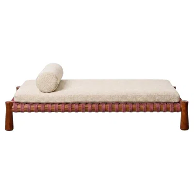 Pre-owned Gervasoni Guna 01 Outdoor Daybed - Chiara Andreatti - Aspen - Red