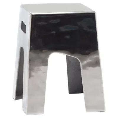 Pre-owned Gervasoni Inout 46 Side Table/stool In Aluminium By Paola Navone In Black