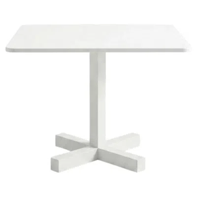 Pre-owned Gervasoni Inout 847 Table - Paola Navone Aluminium Leg And Concrete Top - 100 Cm In Gray