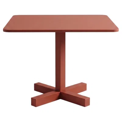 Pre-owned Gervasoni Inout 847 Table Paola Navone Aluminium Leg And Concrete Top Oxide 100 In Brown