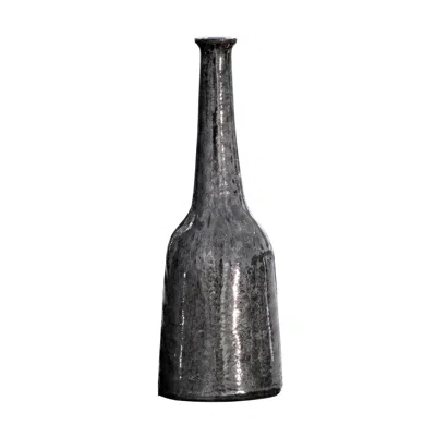 Pre-owned Gervasoni Inout 91 Decorative Bottle By Paola Navone - Anthracite Grey In Gray