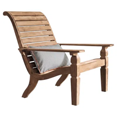 Pre-owned Gervasoni Jeko 26 Armchair - Design Paola Navone - Ecoteak - Berlin In Brown