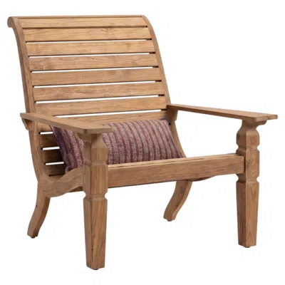 Pre-owned Gervasoni Jeko 26 Armchair - Design Paola Navone - Ecoteak In Brown