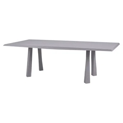 Pre-owned Gervasoni Jorn 33 Table - Design Federica Biasi - W 240 Cm 94.5 Inc - Ash Bark In Brown