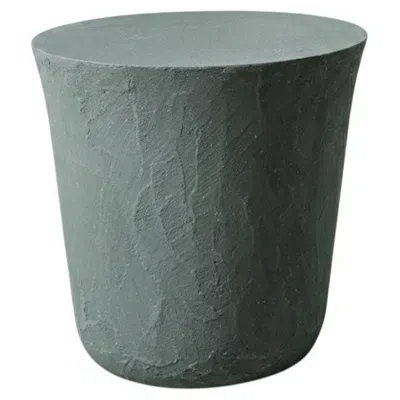 Pre-owned Gervasoni Kasane 19 Pouf - Design Nendo - Clay-finished Surface - Giada In Gray
