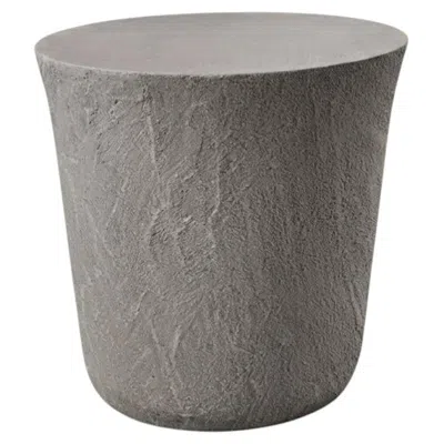 Pre-owned Gervasoni Kasane 19 Pouf - Design Nendo - Clay-finished Surface - Stone In Gray