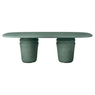 Pre-owned Gervasoni Kasane 33 Table - Design Nendo, Clay-finished Structure - Giada In Gray
