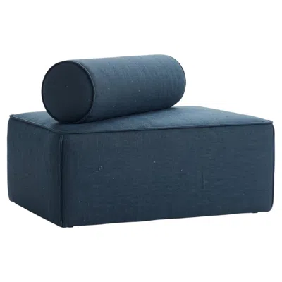 Pre-owned Gervasoni Kubo Convertible Pouf Bed Design Paola Navone - New Linum In Black