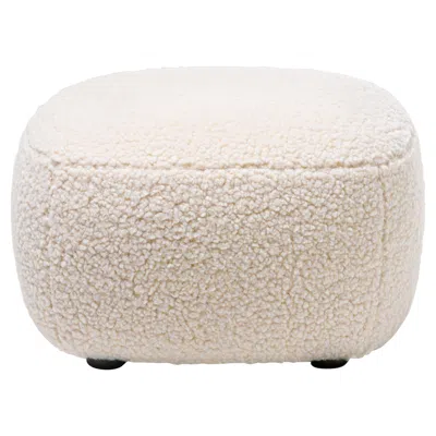 Pre-owned Gervasoni Loll 08 Ottoman In Polar Upholstery By Paola Navone In Sand