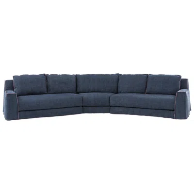 Pre-owned Gervasoni Loll 10 Modular Sofa In Munch Upholstery By Paola Navone In Black