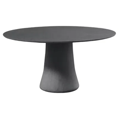 Pre-owned Gervasoni Mae 36 Round Table By Marco Acerbis In Gray