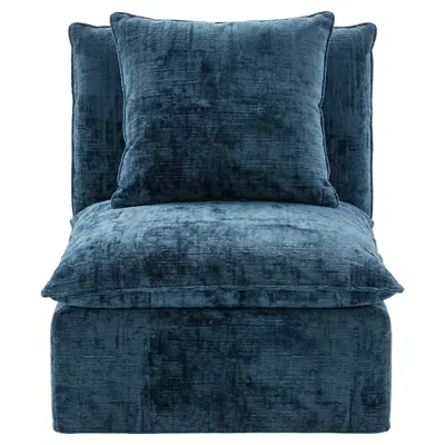 Pre-owned Gervasoni Modular Armchair  Ghost 06 Design Paola Navone - Deus In Blue