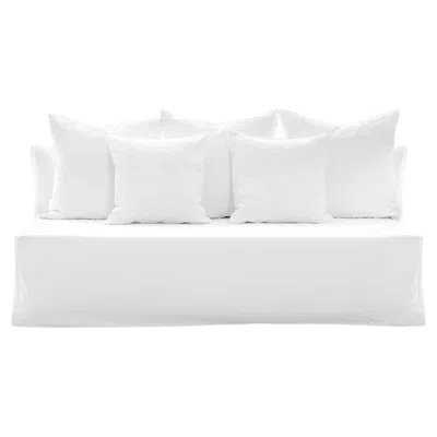 Pre-owned Gervasoni Modular Sofa  Ghost 38 Design Paola Navone - White Linen