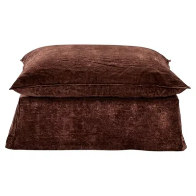 Pre-owned Gervasoni Ottoman  Ghost 06 P Design Paola Navone - Deus Aurora In Black