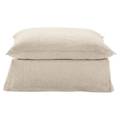 Pre-owned Gervasoni Ottoman  Ghost 06 P Design Paola Navone - Stone In Sand