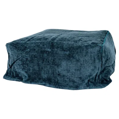 Pre-owned Gervasoni Ottoman / Pouf  Ghost 08 Design Paola Navone - Deus In Blue