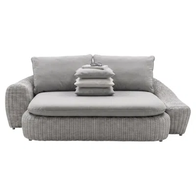 Pre-owned Gervasoni Panda 04 Sofa / Daybed - Design Paola Navone In Gray