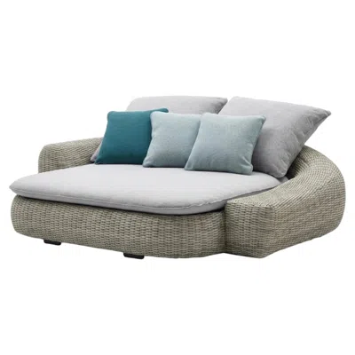 Pre-owned Gervasoni Panda 04 Sofa / Daybed - Design Paola Navone In Gray
