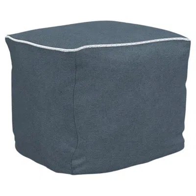Pre-owned Gervasoni Pouf In Polystyrene Munch Upholstery By Paola Navone In Gray