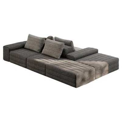 Pre-owned Gervasoni Samet Modular Sofa By Federica Biasi In Gray