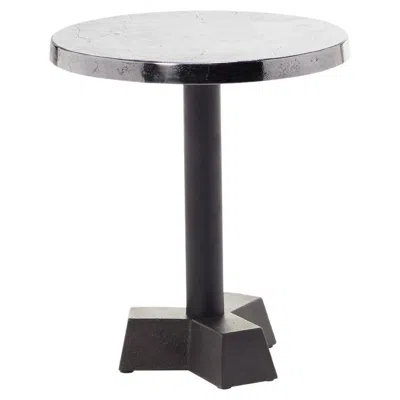 Pre-owned Gervasoni Small Brass Coffee Table In Cast Aluminium Top By Paola Navone In Black