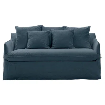 Pre-owned Gervasoni Sofa Bed  Ghost 13 Design Paola Navone - New Linum In Black