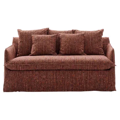 Pre-owned Gervasoni Sofa Bed  Ghost 13 Design Paola Navone - Tweed Sunset In Brown
