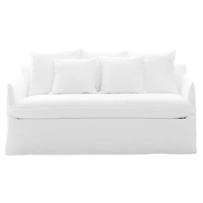 Pre-owned Gervasoni Sofa Bed  Ghost 13 Design Paola Navone - White Linen
