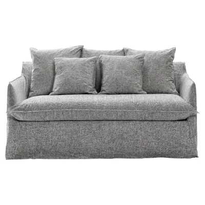 Pre-owned Gervasoni Sofa Bed  Ghost 15 Design Paola Navone - Birds Heron In Gray
