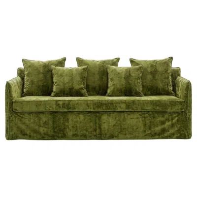 Pre-owned Gervasoni Sofa Bed  Ghost 19 Design Paola Navone - Demetra In Brown