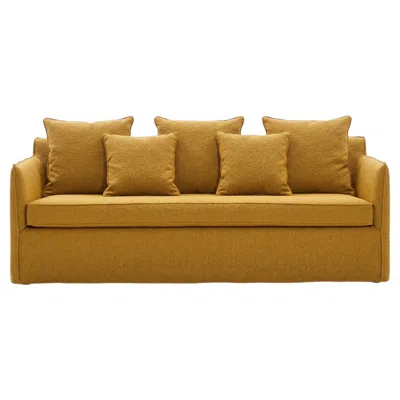 Pre-owned Gervasoni Sofa Bed  Ghost 19 Design Paola Navone - Marinella In Brown