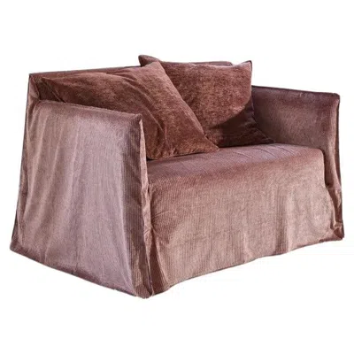Pre-owned Gervasoni Sofa  Ghost 09 Design Paola Navone - Corduroy Scoop In Brown
