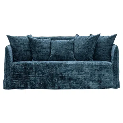 Pre-owned Gervasoni Sofa  Ghost 10 Design Paola Navone - Deus In Blue