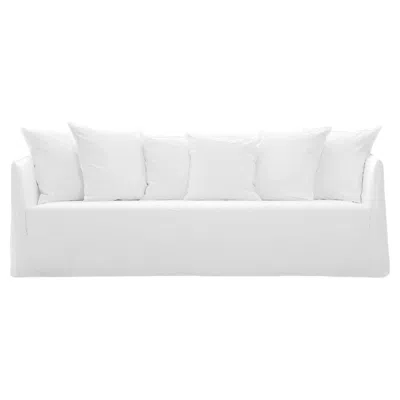 Pre-owned Gervasoni Sofa  Ghost 112 Design Paola Navone – Lino Bianco In Gray