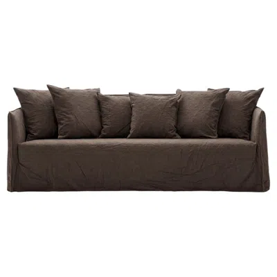 Pre-owned Gervasoni Sofa  Ghost 112 Design Paola Navone – Stone Mocha In Black