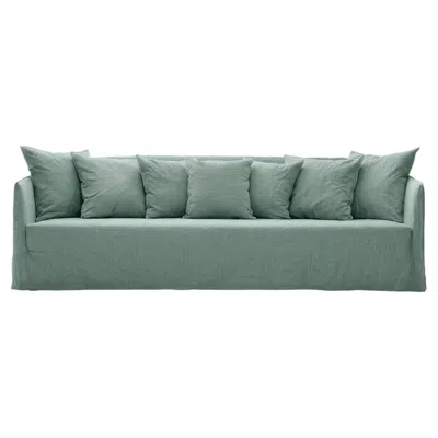 Pre-owned Gervasoni Sofa  Ghost 114 Design Paola Navone – New Linum In Gray