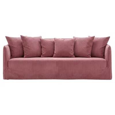 Pre-owned Gervasoni Sofa  Ghost 12 Design Paola Navone – Corduroy In Brown