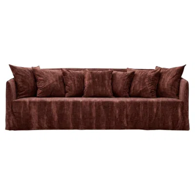 Pre-owned Gervasoni Sofa  Ghost 14 Design Paola Navone – Aurora In Brown