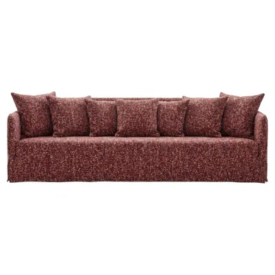 Pre-owned Gervasoni Sofa  Ghost 14 Design Paola Navone – Petite Bouclé Cerences In Brown